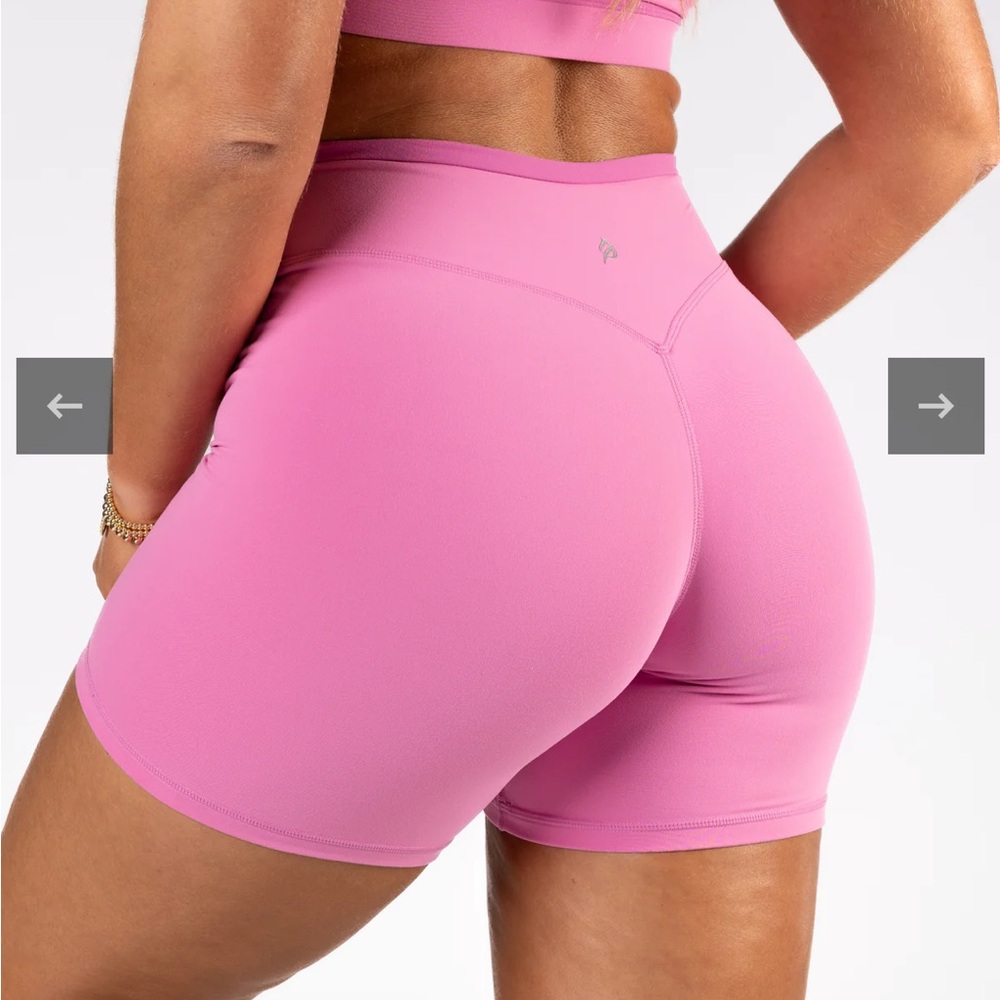 P'tula Pink High-Waist Athletic Bike Shorts